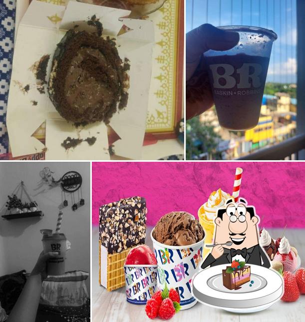 Chocolate cake at Baskin Robbins - Ice Cream Desserts