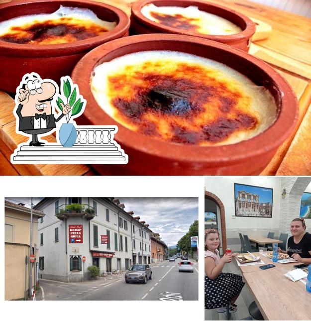 Guarda la foto che mostra la esterno e cibo di Istanbul kebap merate