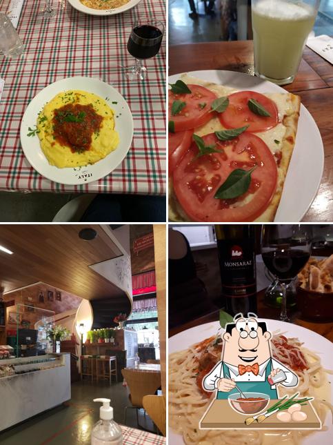 Ravioli em Italy Caffé