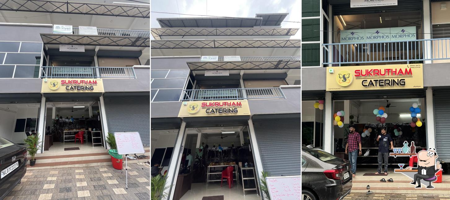 The interior of Sukrutham Catering