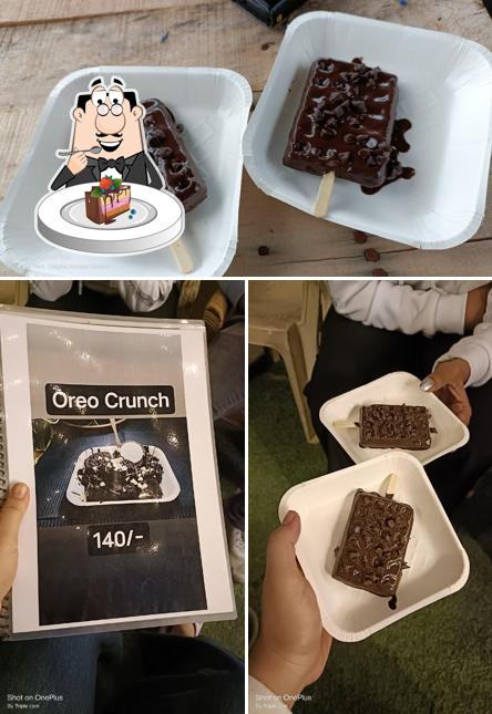 Chocolate cake at WaffleHeart