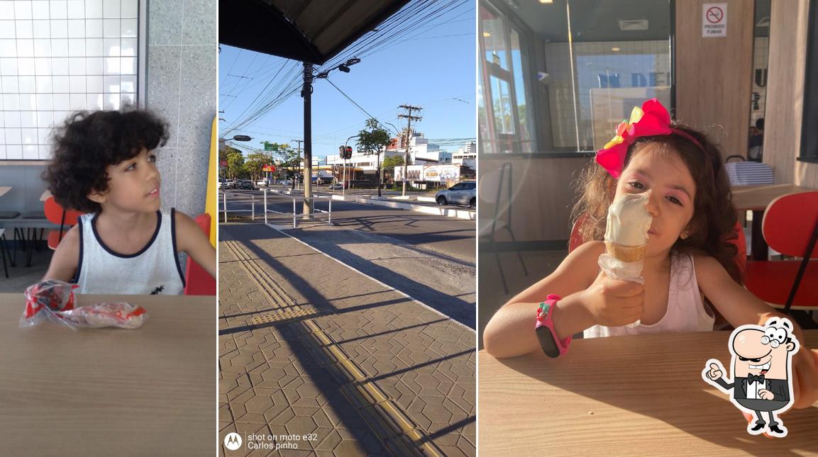 O interior do McDonald's