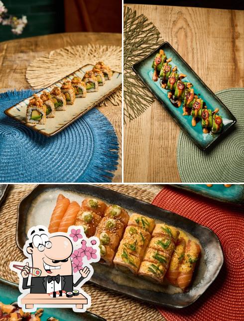 Prenditi le varie opzioni di sushi