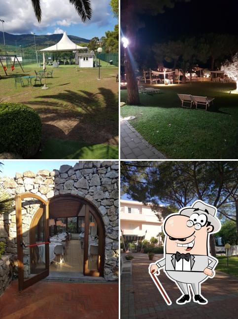 Gli esterni di Hotel dei Coralli