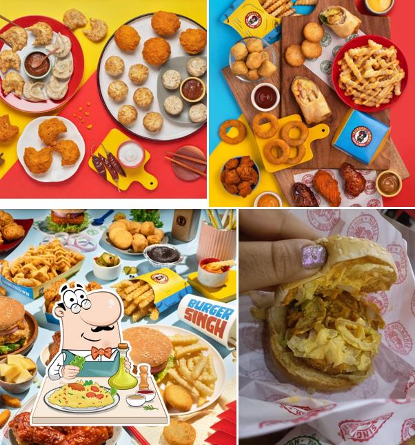 Food at Burger Singh