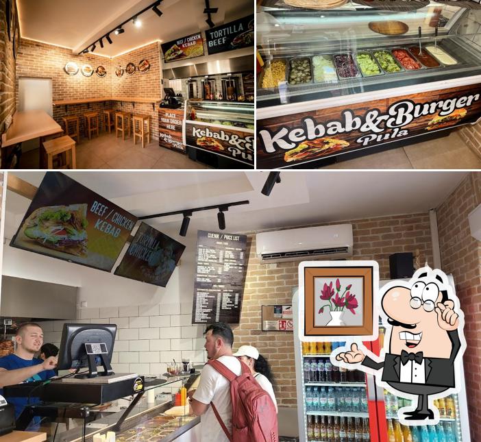 Gli interni di Kebab&Burger Pula