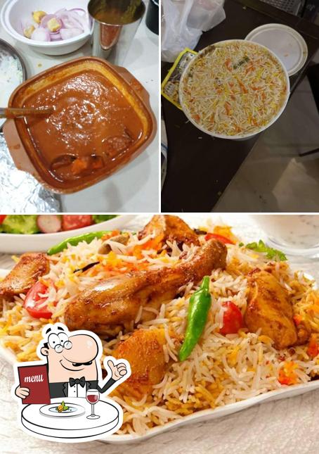The restaurant's food and beverage