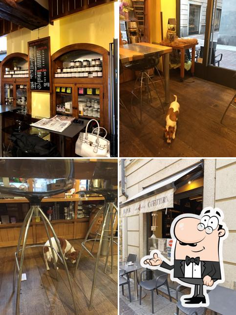 Gli interni di Caffè & Caffè di Angela Cuomo