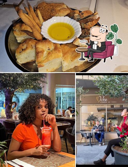 Tra le diverse cose da Dolce The Restaurant si possono trovare la interni e cibo