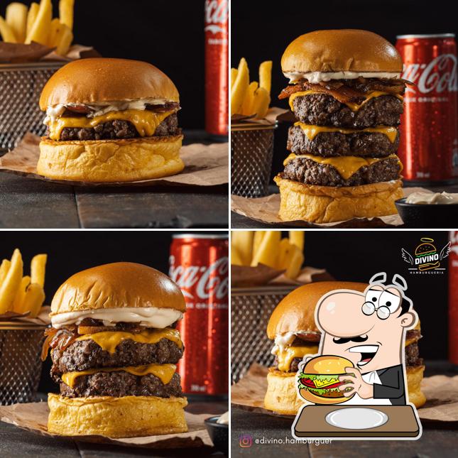 Hambúrguer em Divino Hambúrguer