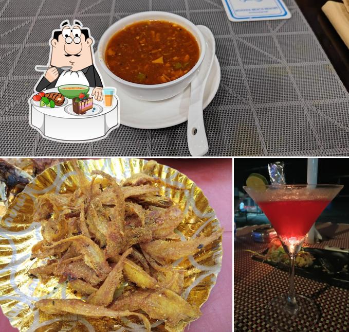 Hot and sour soup at Mohana Beach Resorts Mandarmani