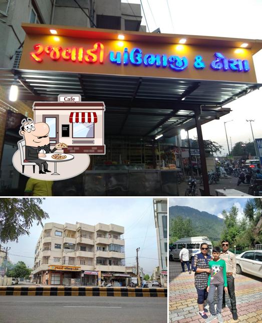 The exterior of Rajwadi Pav bhaji & Dosa