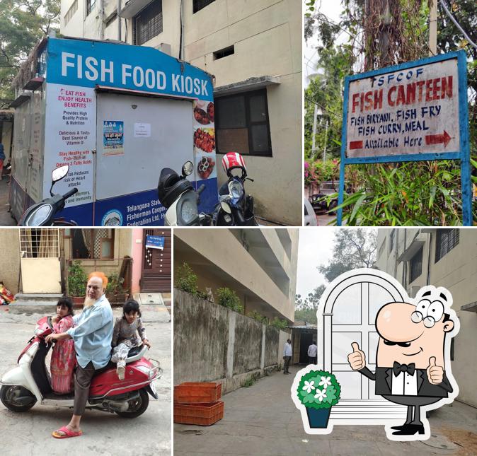 Check out how Telangana State Fish Canteen looks outside