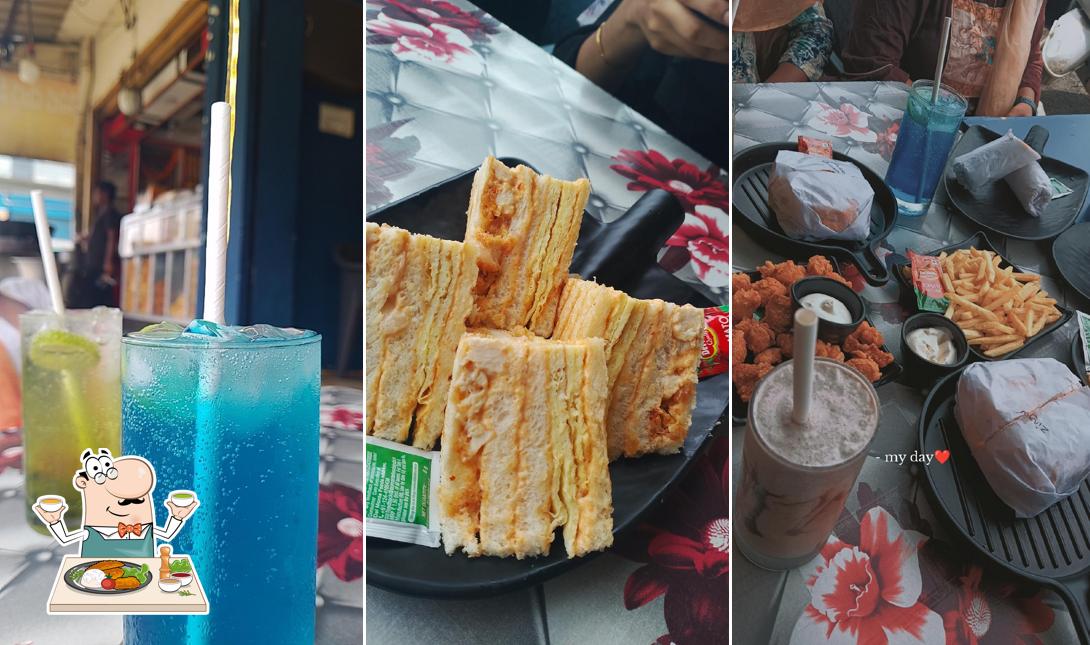 Food at Saudi cafe