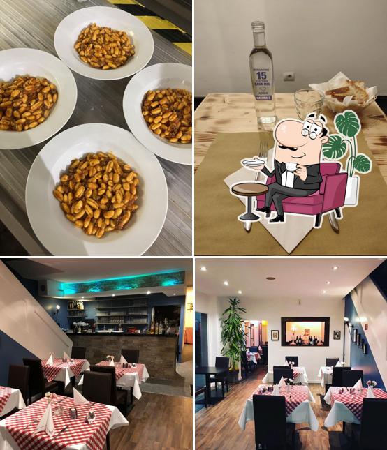 Gli interni di Trattoria Casa mia