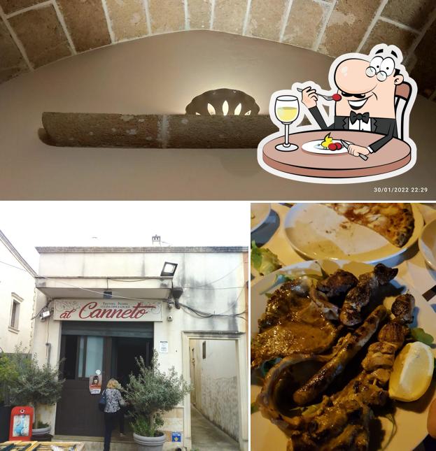 La immagine della cibo e esterno di Trattoria pizzeria Al canneto di Alemanno Gabriele