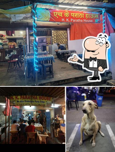 Check out how H K Paratha House looks inside