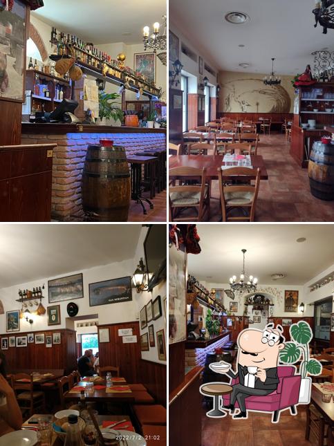 Gli interni di Taberna Vasca Jai-Alai