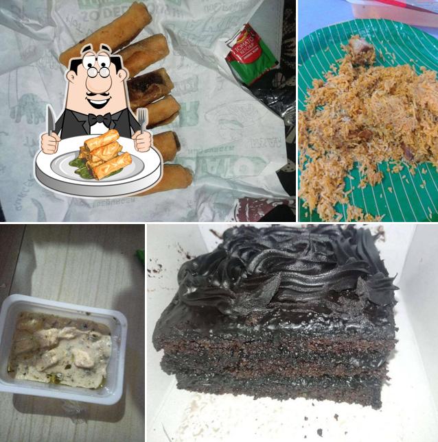 Spring rolls at Payjal cake shop