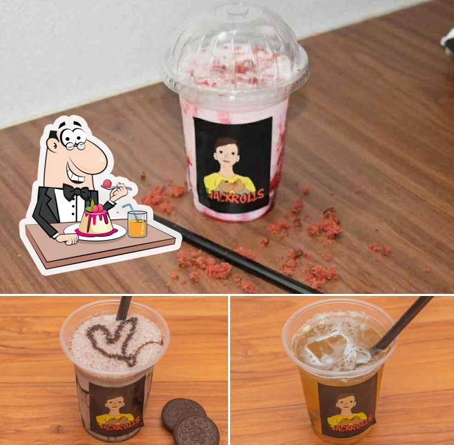 Jack Rolls offers a number of desserts