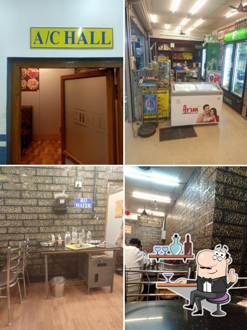 The interior of Mayuri Hotel & Bakery