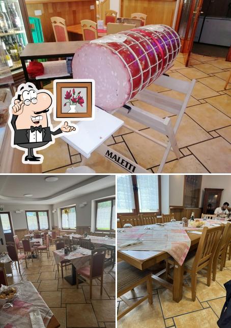 Gli interni di Osteria Bar alle Colonne