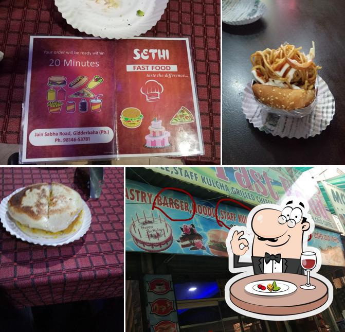 Food at Sethi Fast Food