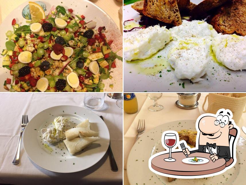 Platti al Trattoria all'Oca Bianca