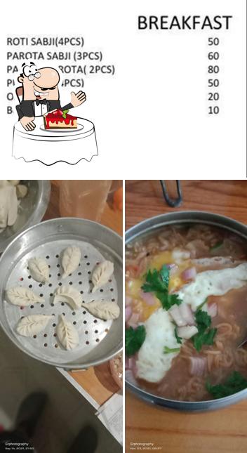 Order one of the sweet dishes