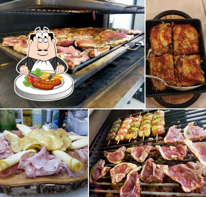 Platti al La Braceria Gangemi