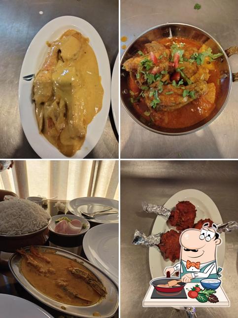 Chicken curry at Balukona Beach Resort - Mandarmani