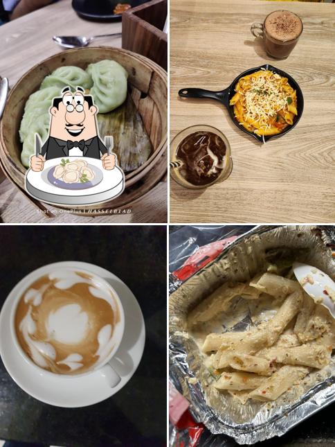 Dumplings at Brown Barista cafe