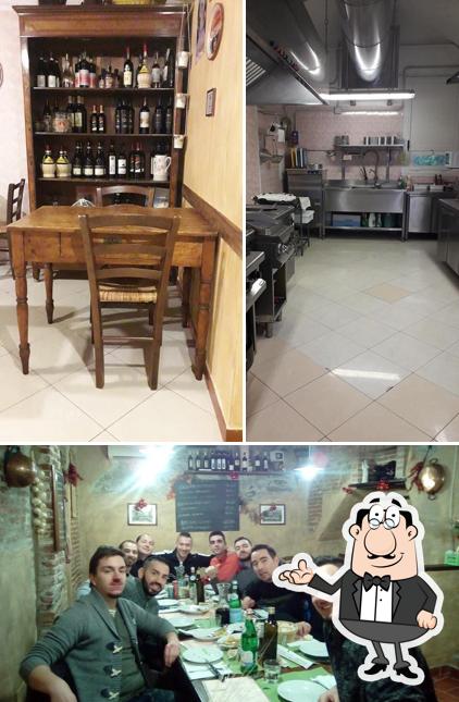 Gli interni di L'Osteria c'era una Volta