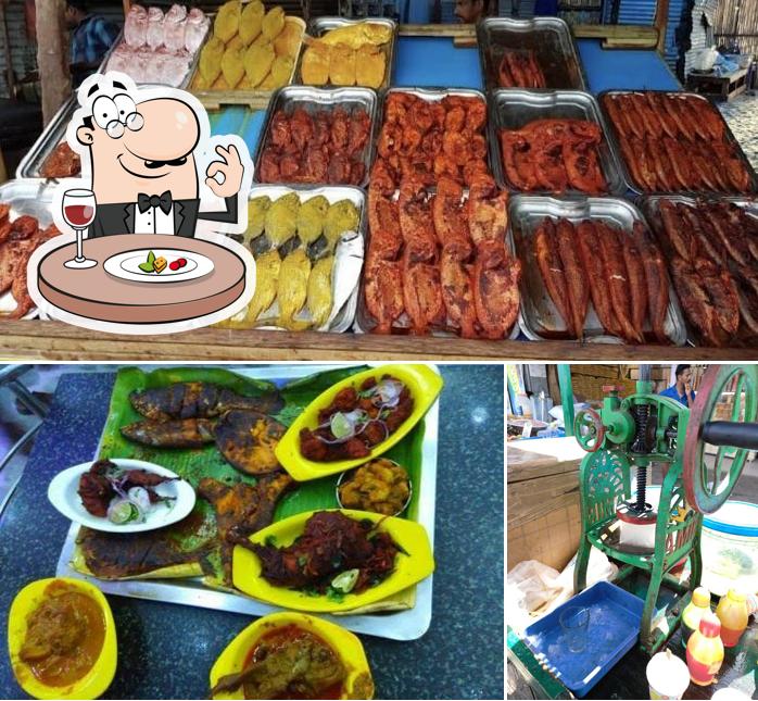 This is the photo depicting food and beverage at Hotel Kamali Velankanni Beach seafood