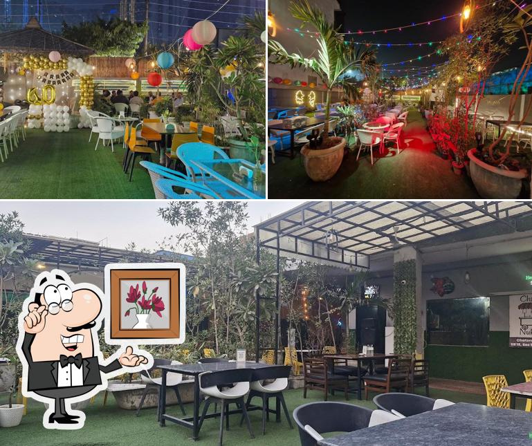 Take a seat at one of the tables at Chatore Nukkad BYOB