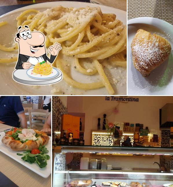 Spaghetti alla carbonara al Pizzeria Ristorante La Tramontina