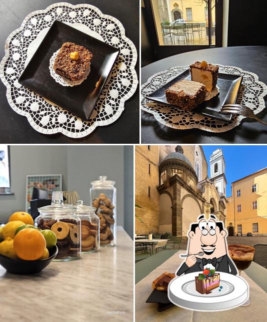 Torta al cioccolato al Caffé Letterario Bistrot DOM santi bevitori