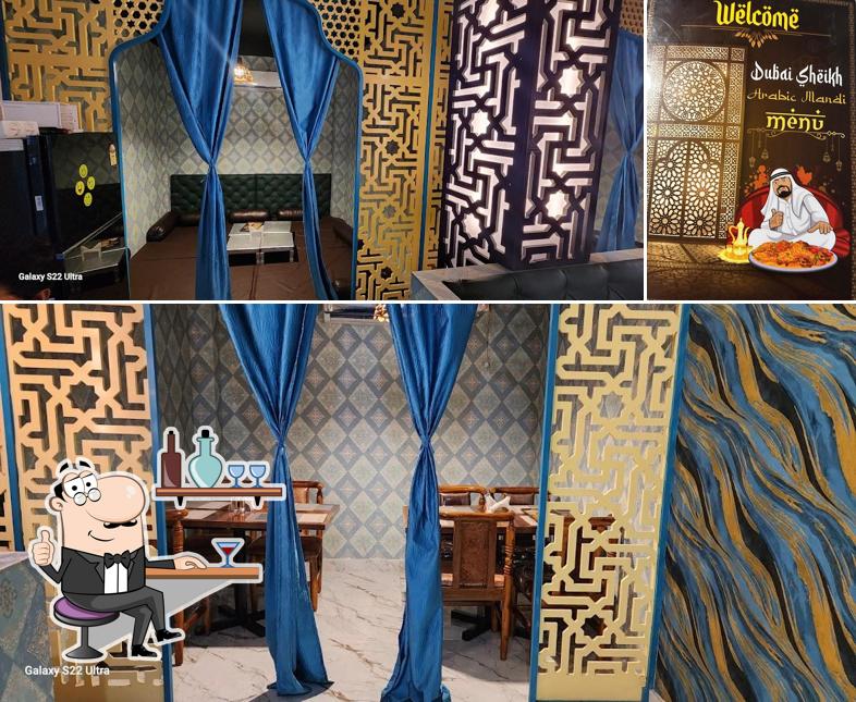 The interior of Dubai Sheikh Arabic Mandi