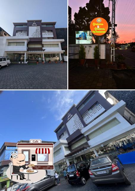 The exterior of Hotel NovArk Munnar Kerala