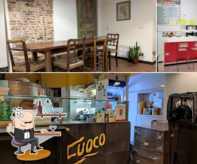 Gli interni di Pizzeria Fuoco