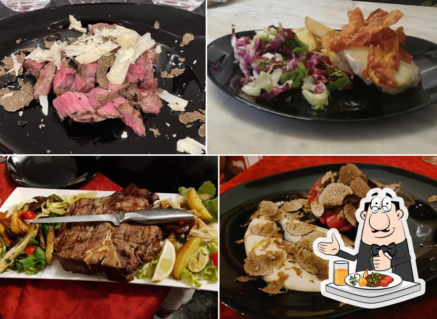Cibo al Trattoria ai Cacciatori