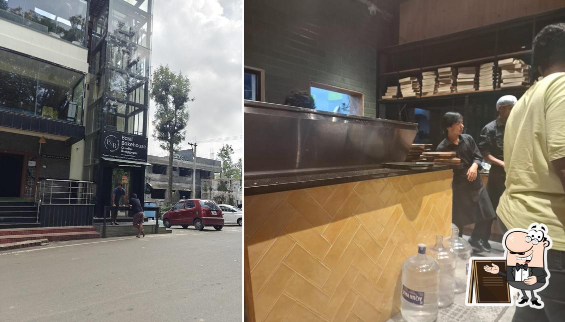 The exterior of Basil Bakehouse (Rooftop Restaurant & Cafe)