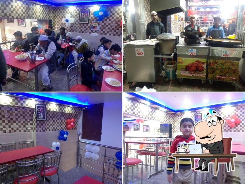 Take a seat at one of the tables at HAJI WALI MOHD. DHABA