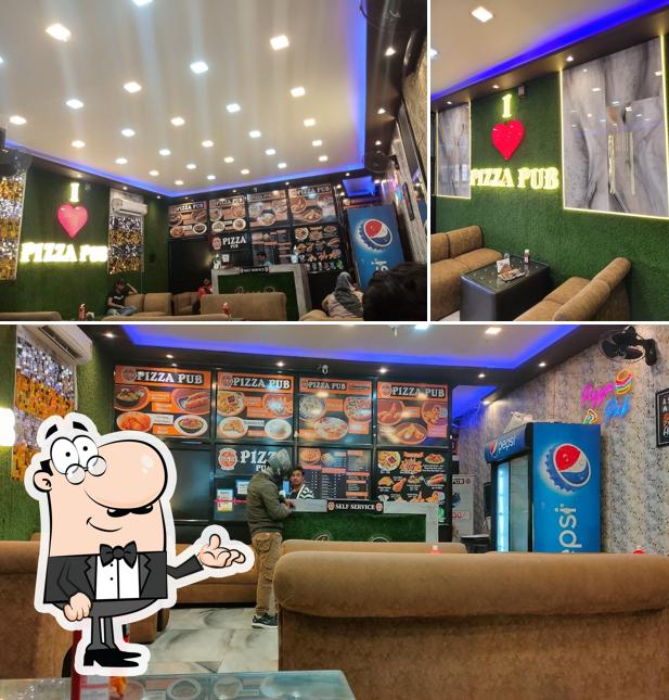 The interior of پیزا پب چوک Pizza Pub chowk