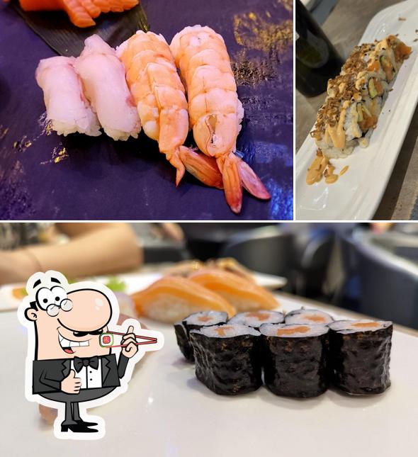 Prova le varie opzioni di sushi