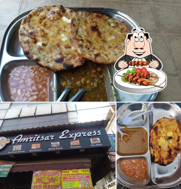 The image of food and exterior at Bittoo Amritsari Kulcha