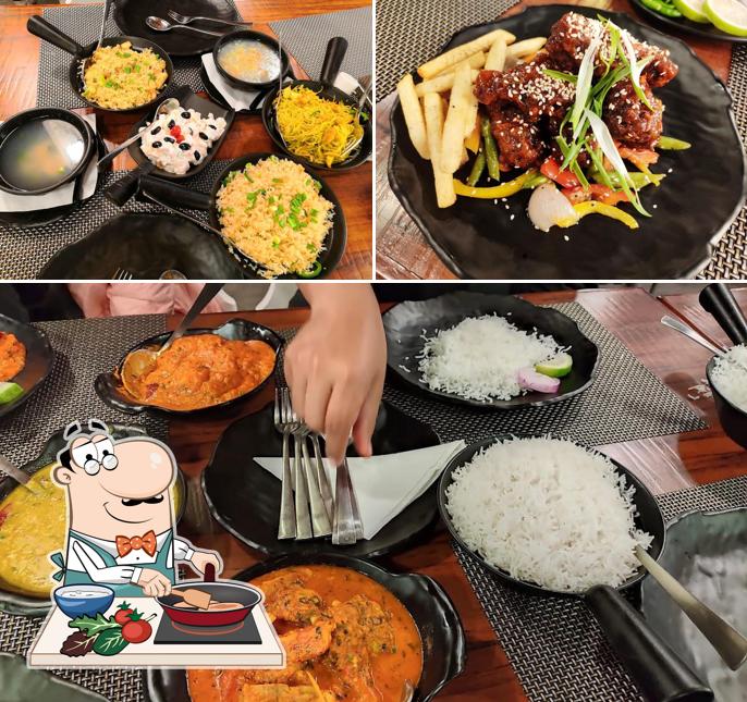 Chicken curry at Inequale Food Hub, Shillong