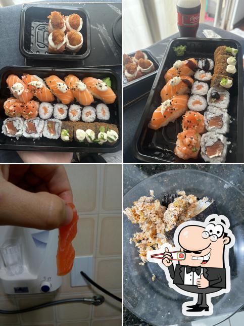 Experimente diversas opções de sushi