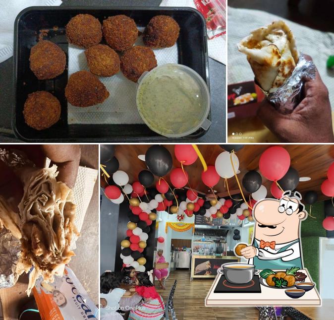 Falafel at Shasha shandaar shawarma,West Marredpally