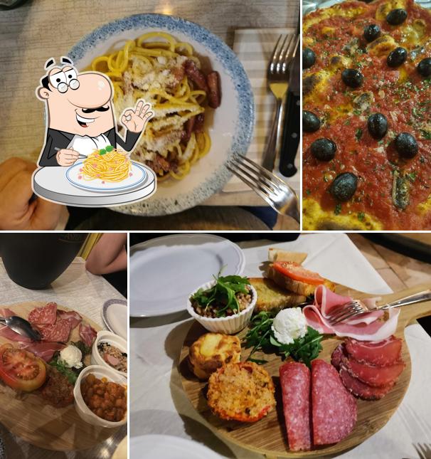 Spaghetti alla carbonara al Ristorante Pizzeria degli Abruzzi